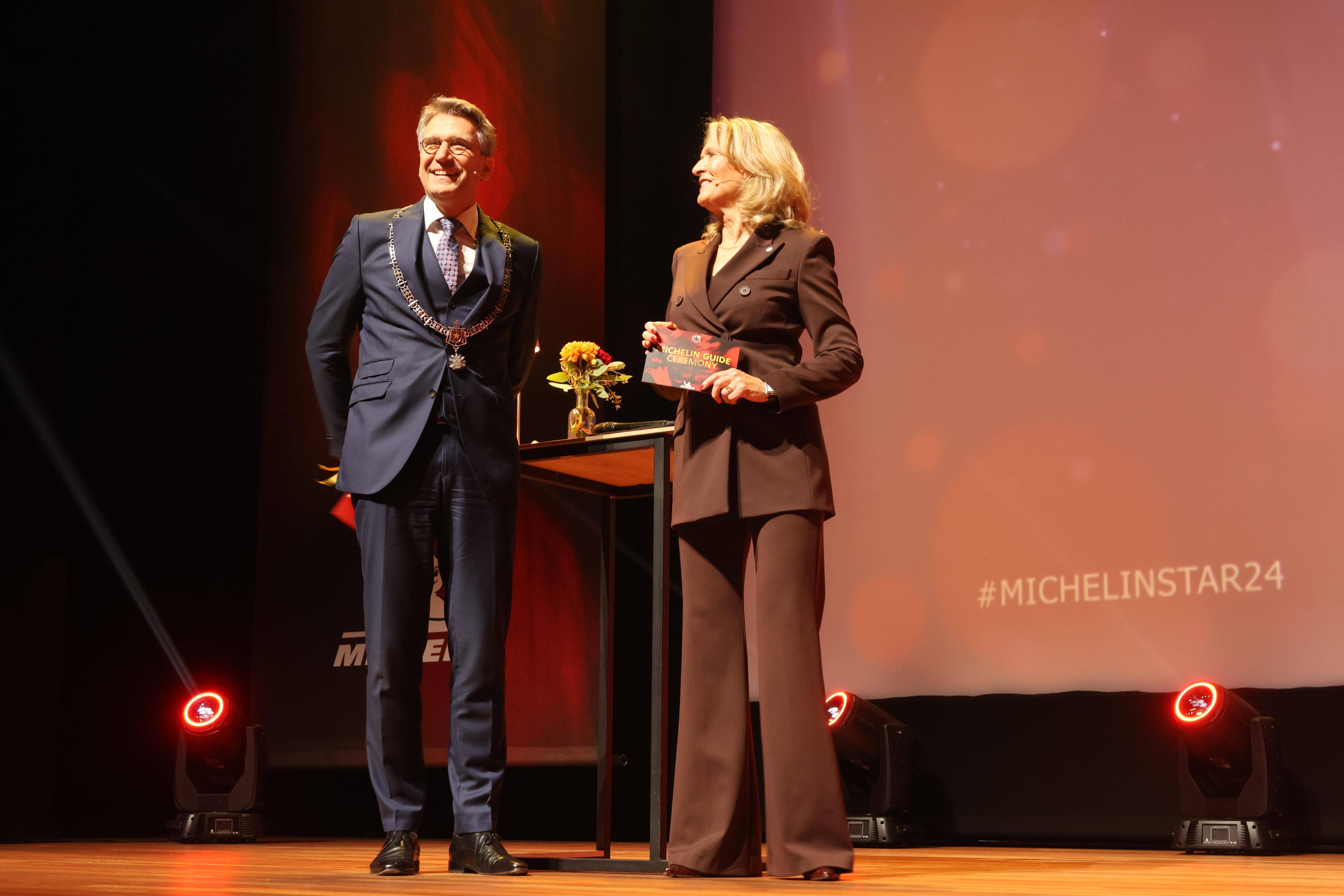 Michelin uitreiking Burgemeester