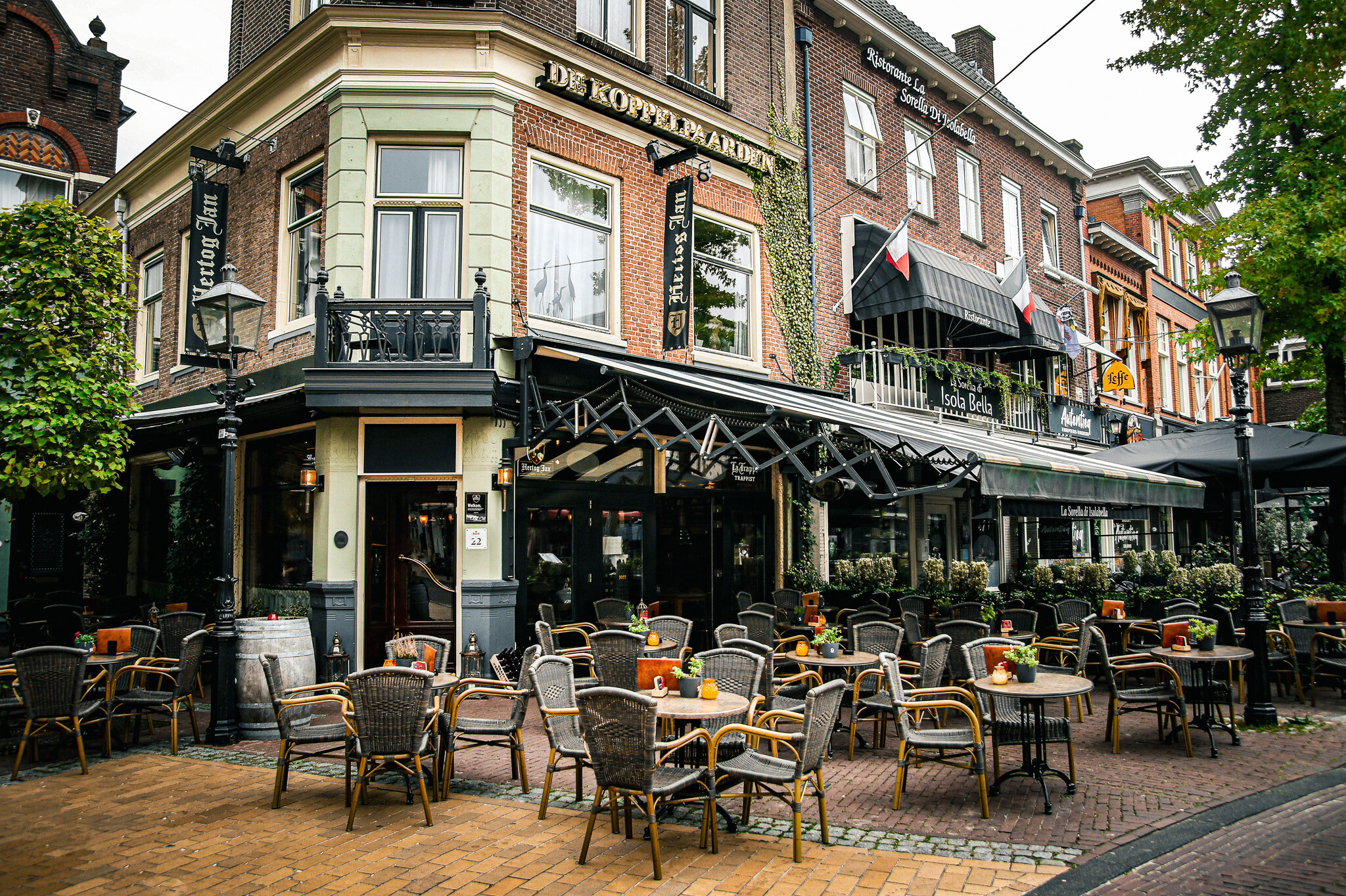 koppelpaarden terras