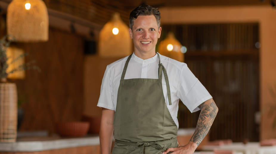 Syrco Bakker in zijn nieuwe restaurant