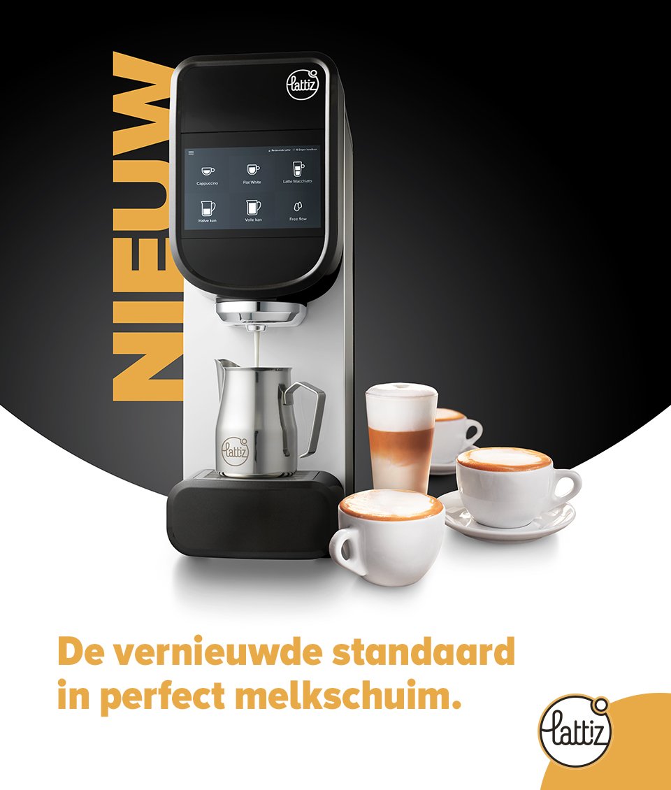 nieuwe lattiz machine melkschuim koffie